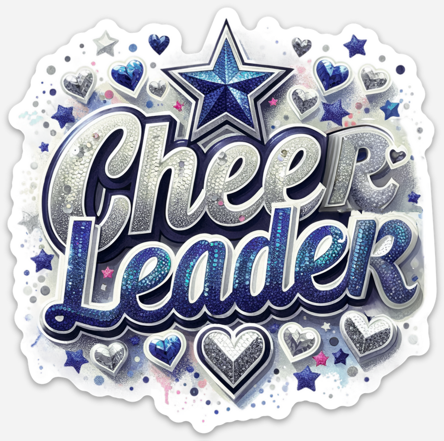 Cheerleadeer Dark Blue Magnet