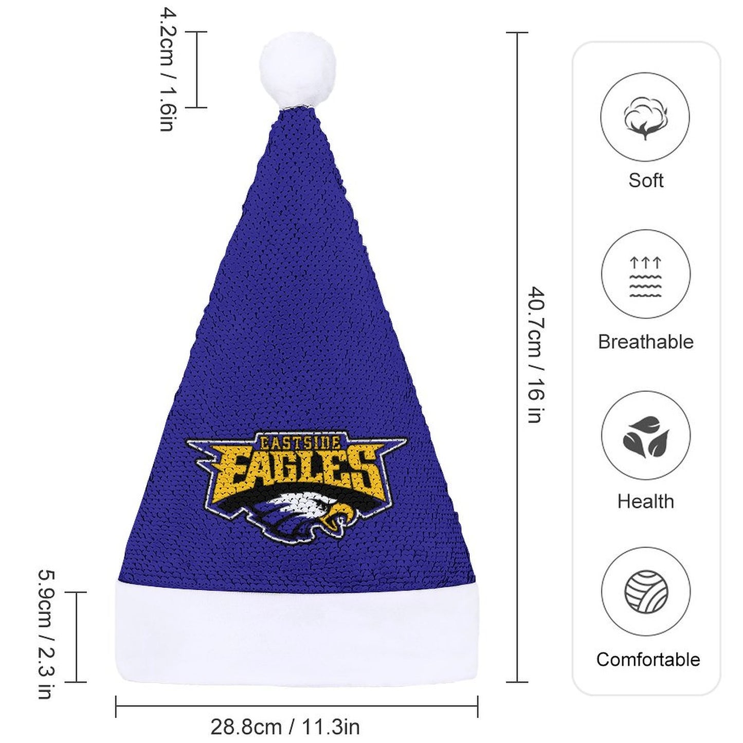 Sequin Christmas Hat